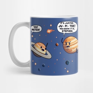 Jupiter or Yo Peter? Mug